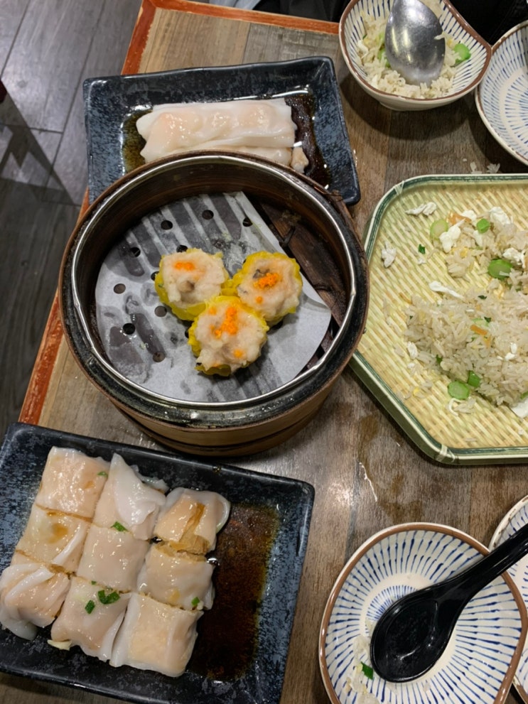  홍콩 딤섬스퀘어(Dim Sum Square) :: 셩완역 센트럴역 가성비 딤섬 맛집 추천 내돈내산 후기(볶음밥,새우롤,새우하가우,슈마이)