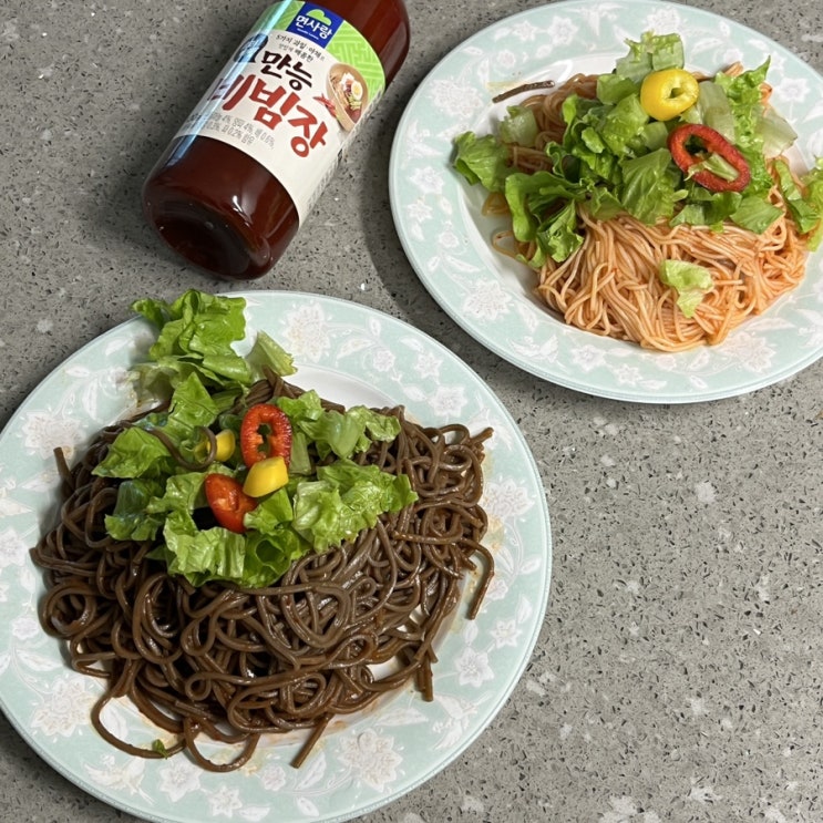  요린이 비빔국수 레시피 면사랑 만능비빔장