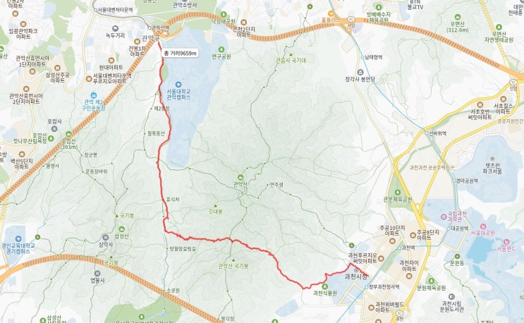  관악산 바위 산행(미소능선~8봉능선)
