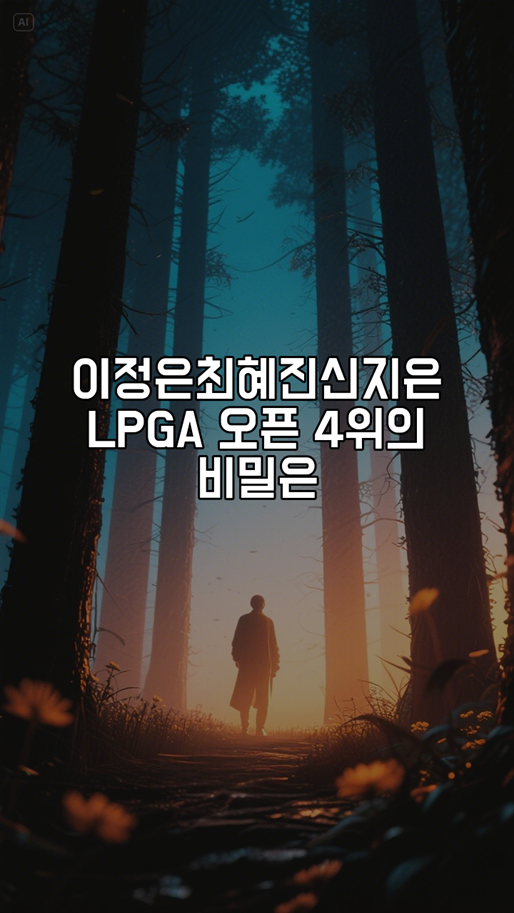 <b>이정은</b>·<b>최혜진</b>·<b>신지은</b>, LPGA 오픈 4위의 비밀은?