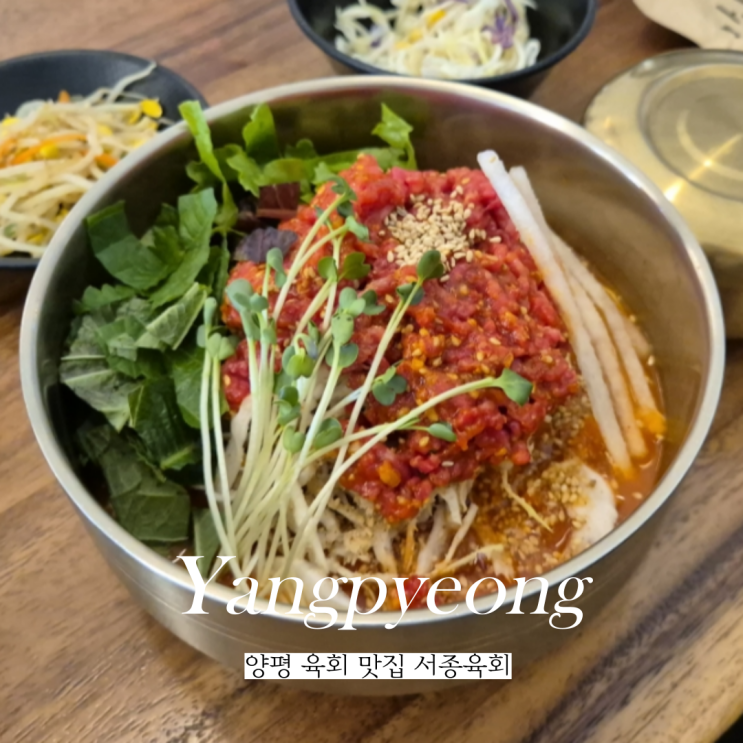  경기도 양평 서종 맛집 육회 추천 서종육회 찐후기