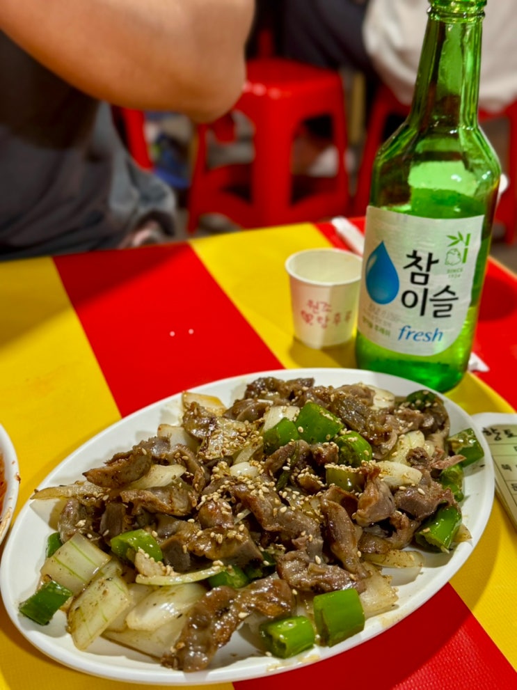  천안 두정동 아파트 야시장 먹방 기록