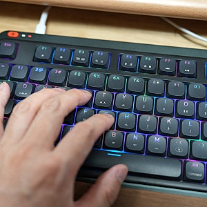 지클릭커 SPK80 카일 로우프로파일 풀윤활 무선 블루투스 기계식 키보드