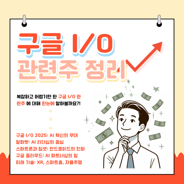 구글 I/O 관련주 정리 : <b>제미나이 AI</b> 클라우드 XR 스마트홈... 