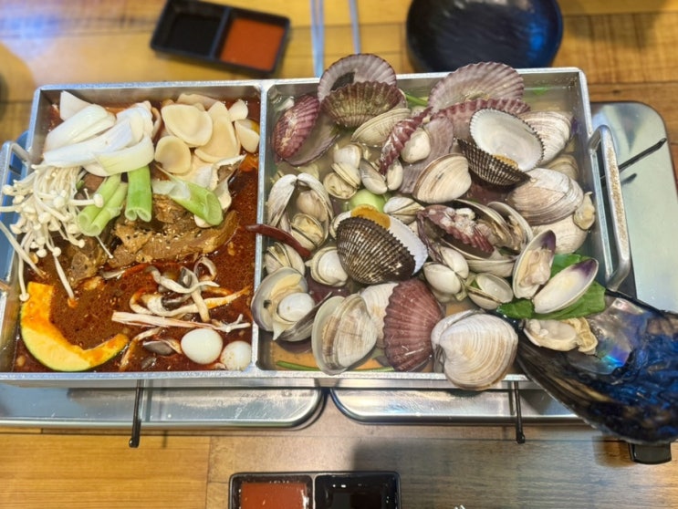  천안조개찜 갈비찜 같이 먹을 수 있는 성성동맛집 / 위찜 성성점