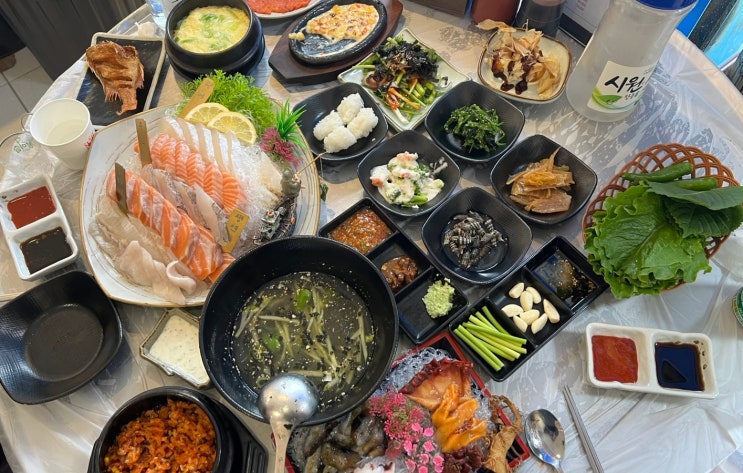  청주 가성비 횟집 추천 스끼다시가 푸짐한 봉명동 맛집 회뜨는김실장