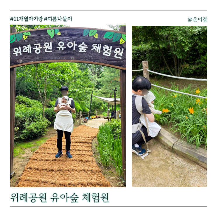  아기랑 여름 나들이 위례근린공원 유아숲체험원 무료 여행지