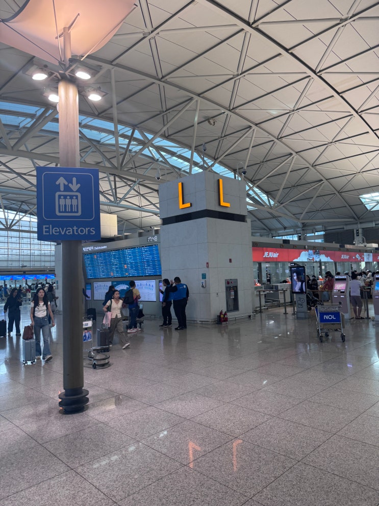  인천공항 제주항공 터미널 카운터 골드멤버