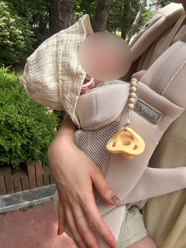 포브 아기띠ㅣ포브 프리아핏 에어 아이보리 내돈내산 후기 +(세탁, 착용법, 힙시트, 앞보기 ....
