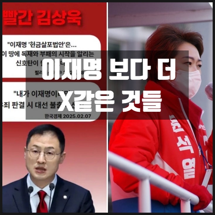 이재명 보다 더 X같은 것들 김상욱 이언주