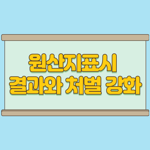  원산지표시 위반 벌금 걱정된다면 음식점 사장님이 꼭 알아야 할 필수 정보