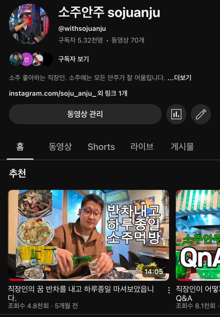 유튜브 시작 8개월간의 소회