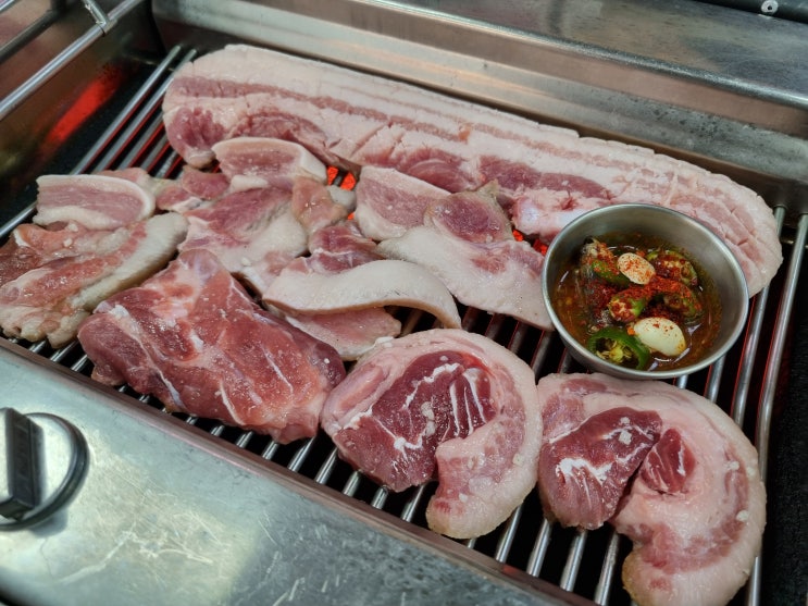  올레시장 흑돼지 충청도식당 특수부위 맛집