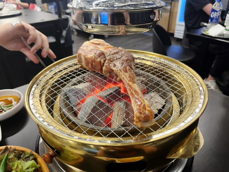  용인 동백 고기집 추천 해담갈비 용인동백점, 시그니처 스테이크 갈비랑 육회 완전 대박!