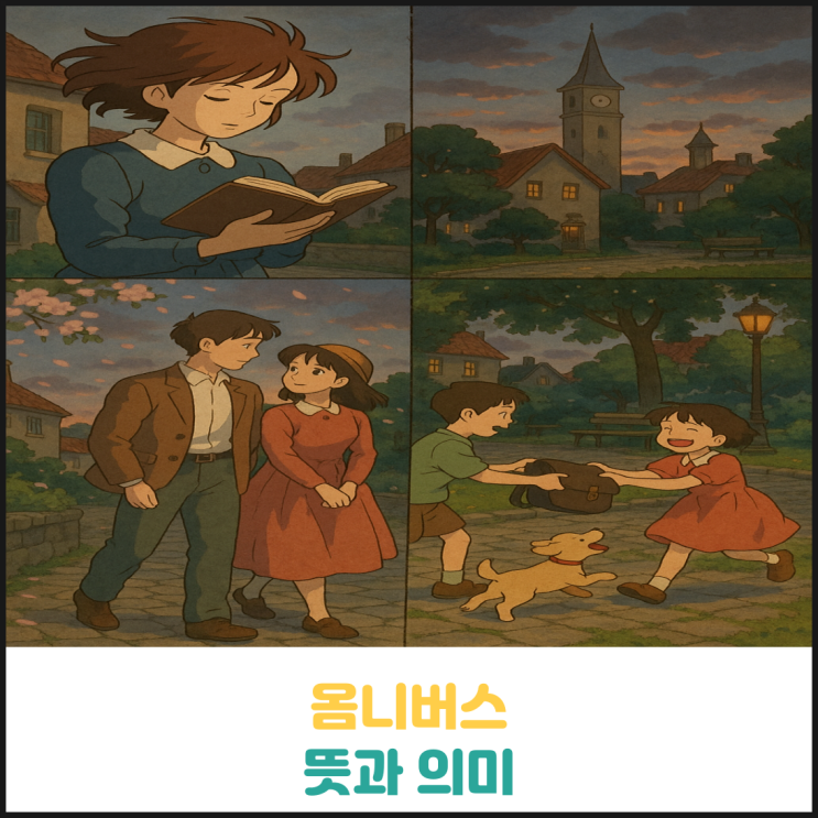 옴니버스 뜻과 의미 옴니버스 뜻과 의미