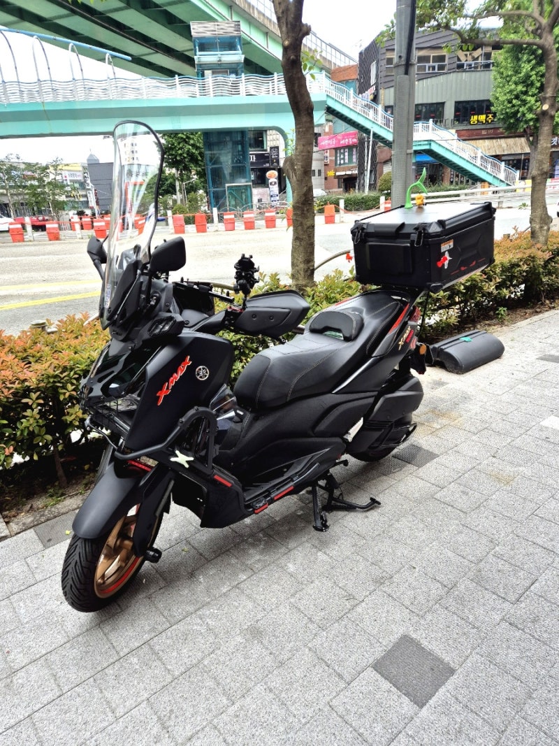 xmax300 꾸미기/ 가드 머플러가드 윈드스크린