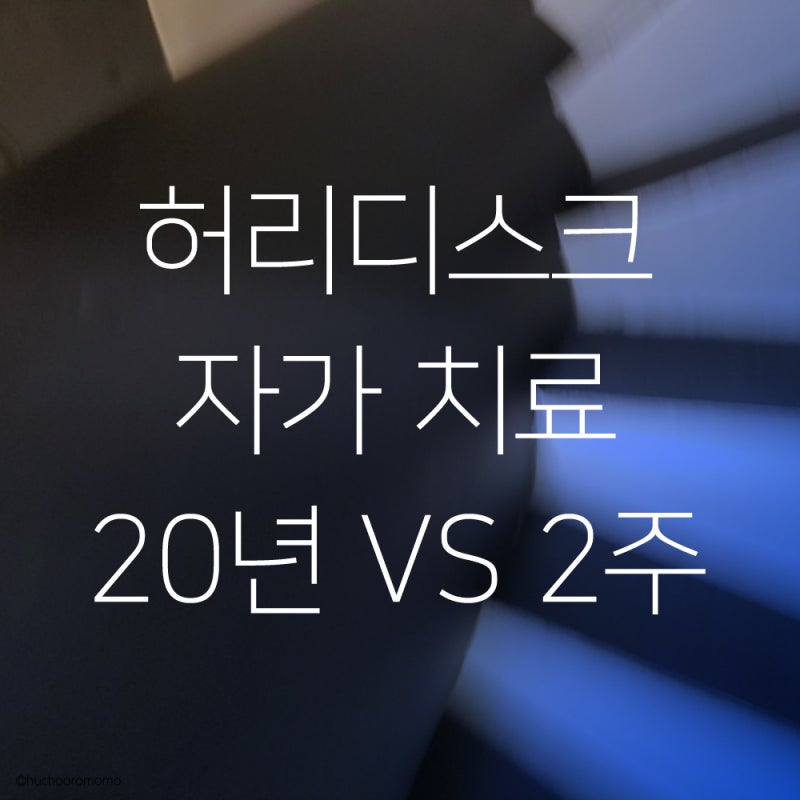어떻게 허리 디스크를 완치했는가?