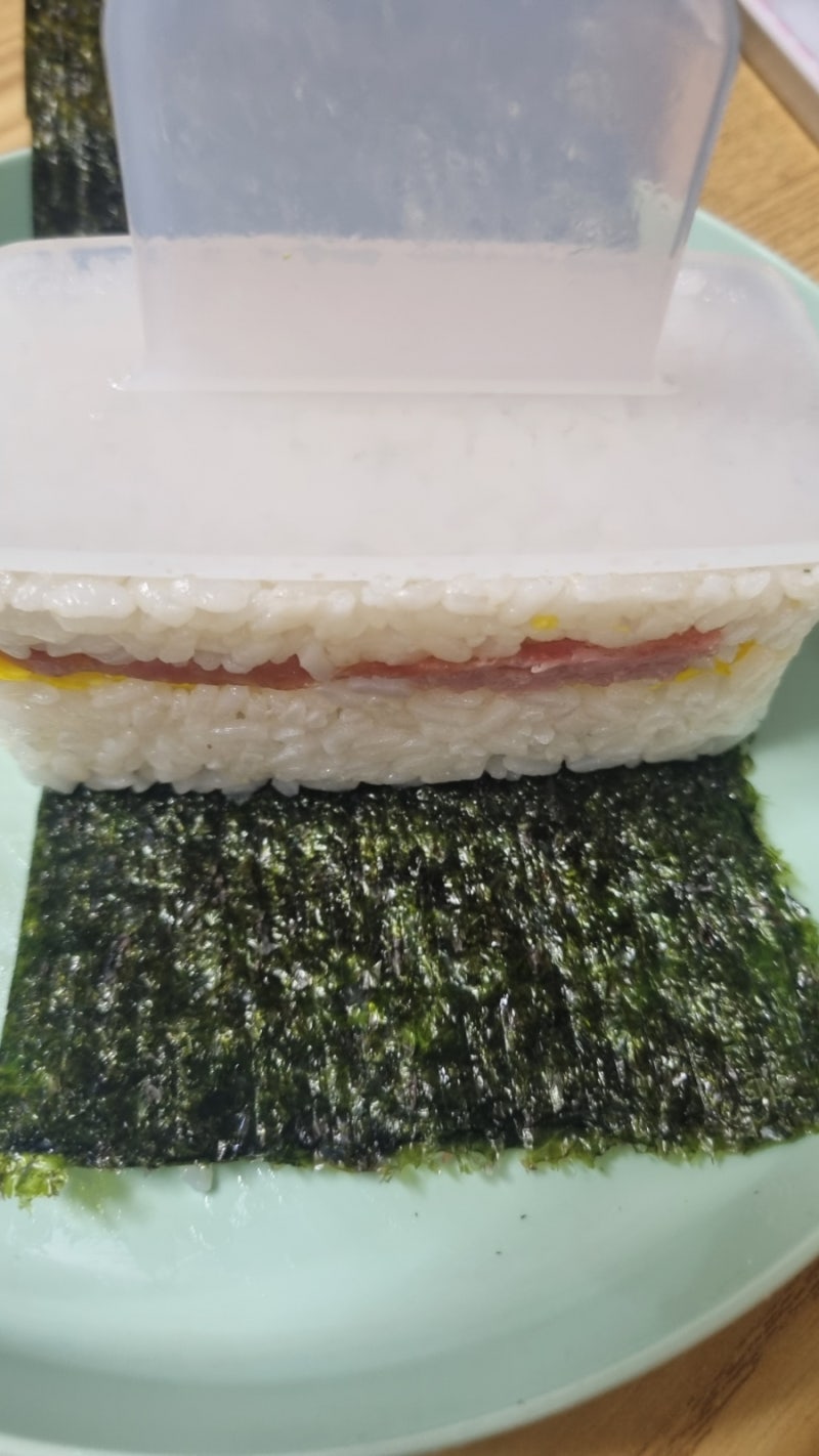 사각 김밥 만들기 (다이소 사각무스비틀)