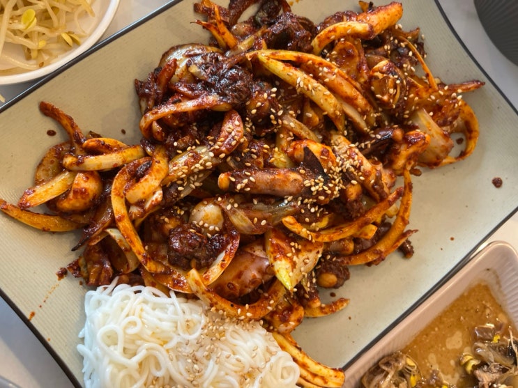  7살 아이와 함께한 촌길낙지 관평점 방문기｜실속 가리비살낙지볶음 맛집 리뷰
