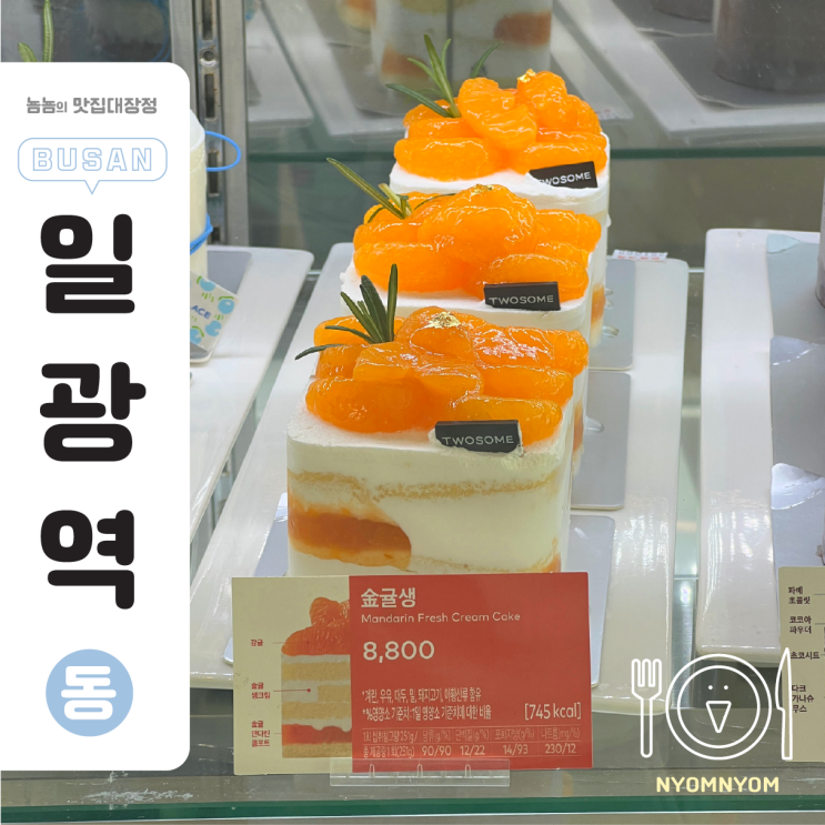  일광 대형 카페, 투썸플레이스 기장일광해변점 | 金귤 생크림 케이크, 블루베리 요거트 드링크