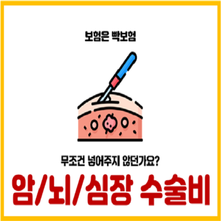  암 뇌 심장 수술비보험 특약 가족력 있다면 꼭 챙겨야 할까?