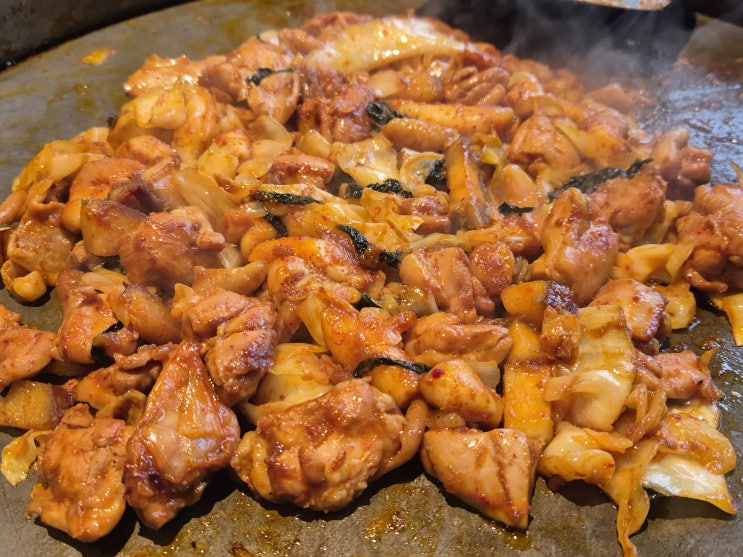  김포 구래동 맛집 춘천명가닭갈비 국내산 닭다리살 닭갈비