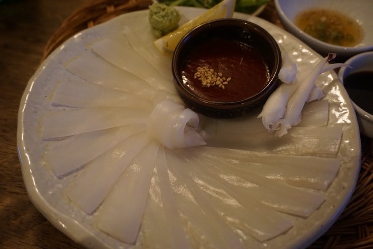  동구 동명동 신상술집 문광 갑오징어회에 쏘주 한 잔~!