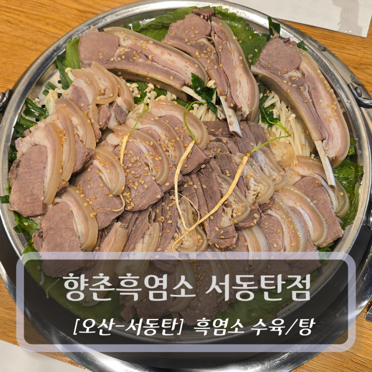  오산 서동탄맛집 :: 향촌흑염소 서동탄점 후기