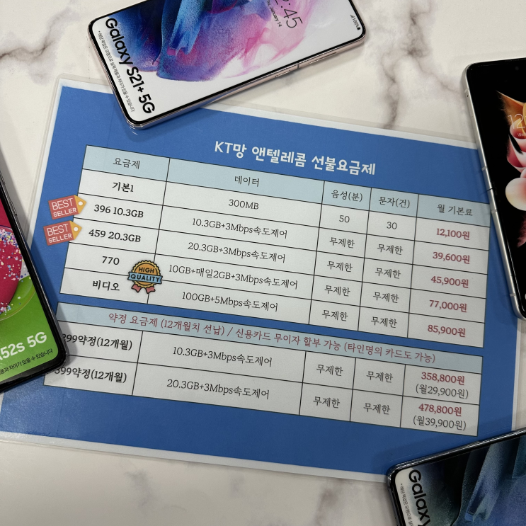  앤텔레콤 요금제 종류와 셀프 개통 안내