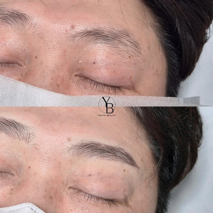  광주남자눈썹문신 보정 빼고 디테일로 승부 유스뷰티