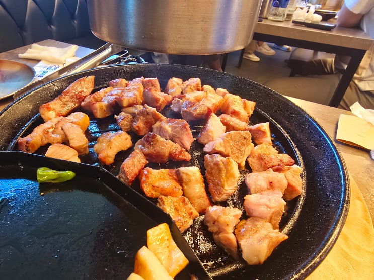   과천지식정보타운 고기집 가족식사, 생일 저녁은 역시 '한양'에서!