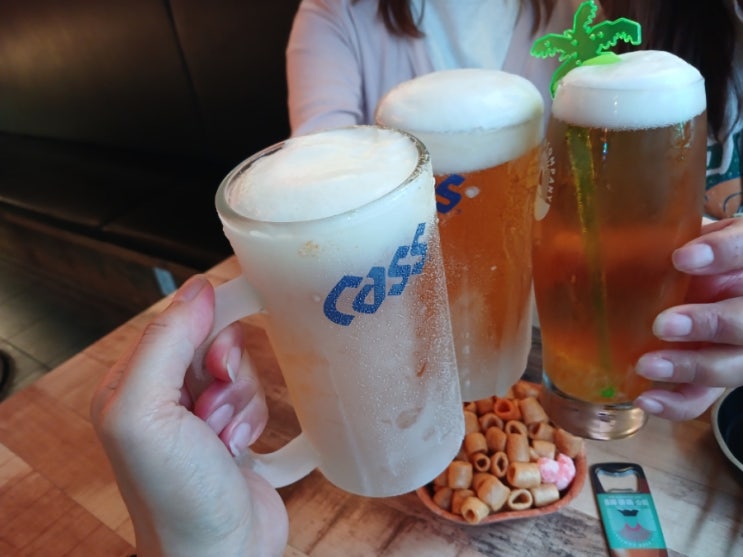  김포 사우동 맥주 제주분위기술집 한라맥주