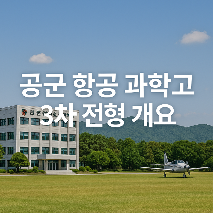 공군 항공 과학고 3차 시험 정보와 준비를 위한 조언 공군 항공 과학고 3차 시험 정보와 준비를 위한 조언