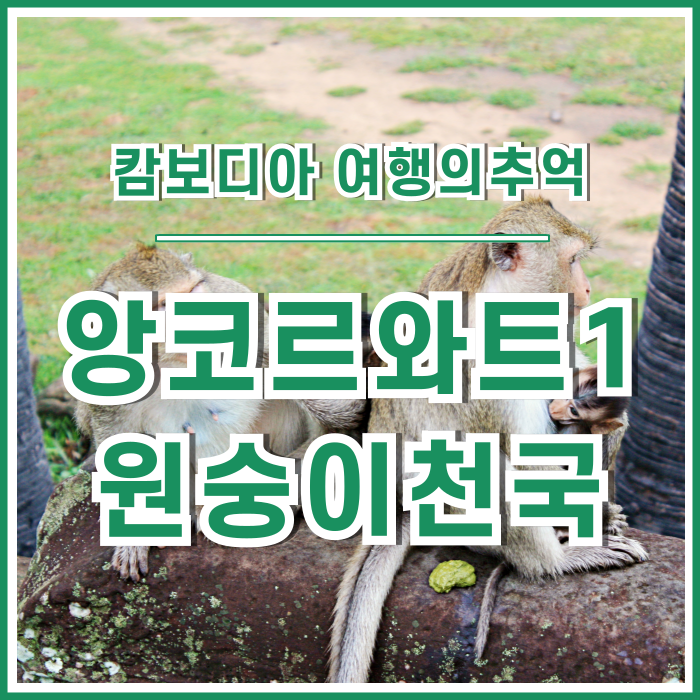  [캄보디아] 원숭이천국이 된 왕가의 대사원, 앙코르와트 여행의추억1