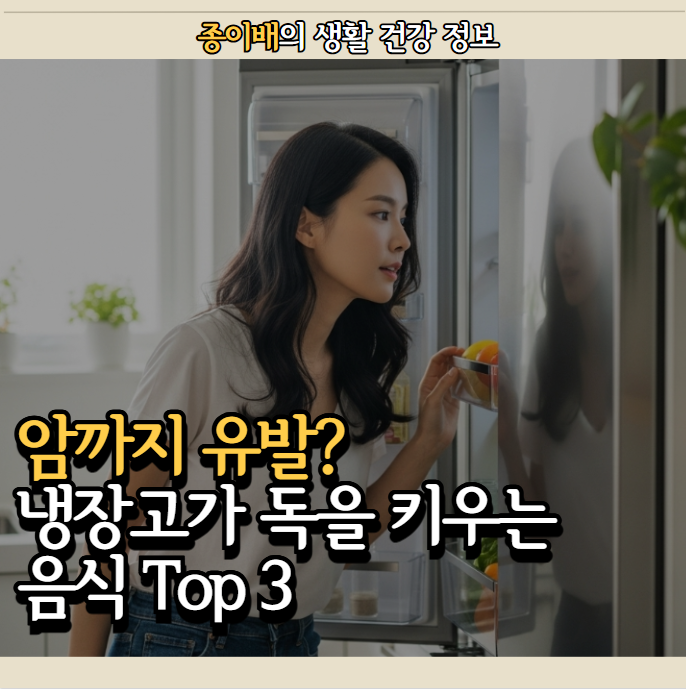  암까지 유발? 냉장고가 독을 키우는 음식 Top 3
