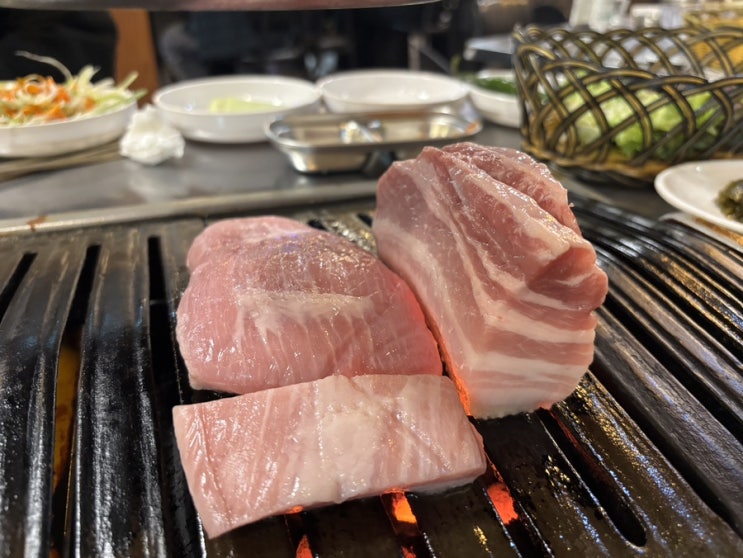  안산 중앙동 노포 감성의 가성비 돼지고기 맛집 삼천리 연탄구이