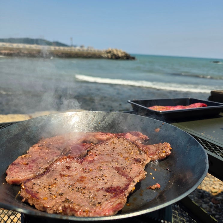 한우바베큐로 완성한 감성 차박 캠핑음식 – 설로인 트러플 등심 홈파티세트