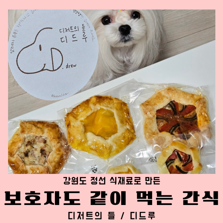  반려견수제간식 같이먹는 갈레트맛집 디드루 강레트