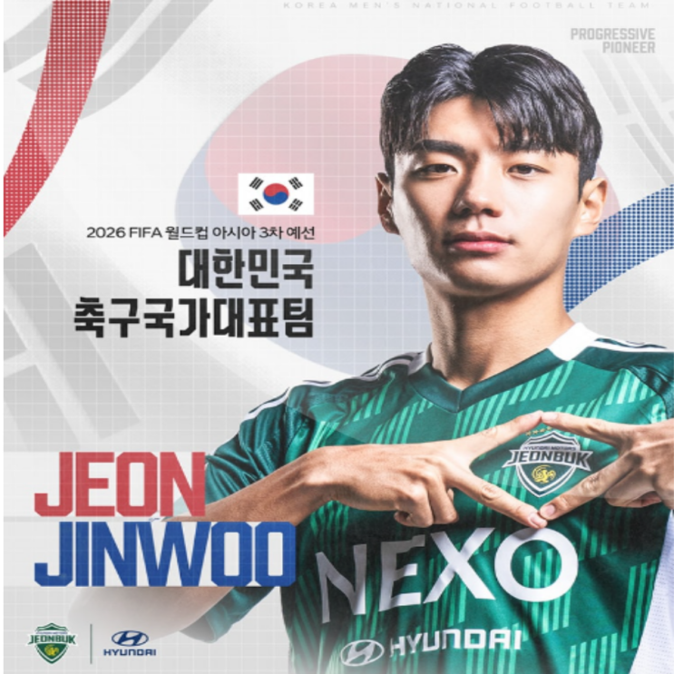전진우 첫 A대표팀 발탁!! 대한민국 축구대표팀 이라크, 쿠웨이트 상대 2026 북중미 월드컵 아시아 최종예선 명단 발표!!(최종예선 마지막 라운드, 손흥민 이강인 황인범 황희찬)