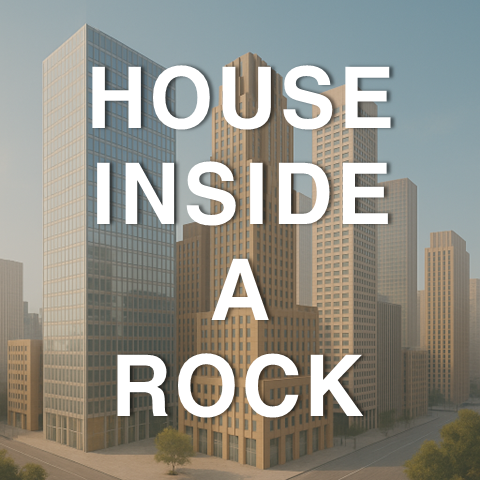  HOUSE INSIDE A ROCK 거대한 바위에 지어진 집을 상상하다
