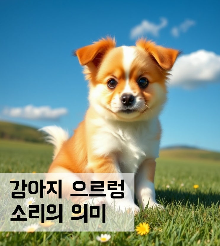  강아지 으르렁 소리의 의미에 대해