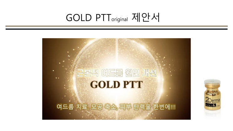  오리지널 골드PTT 구매 문의 및 데모 신청