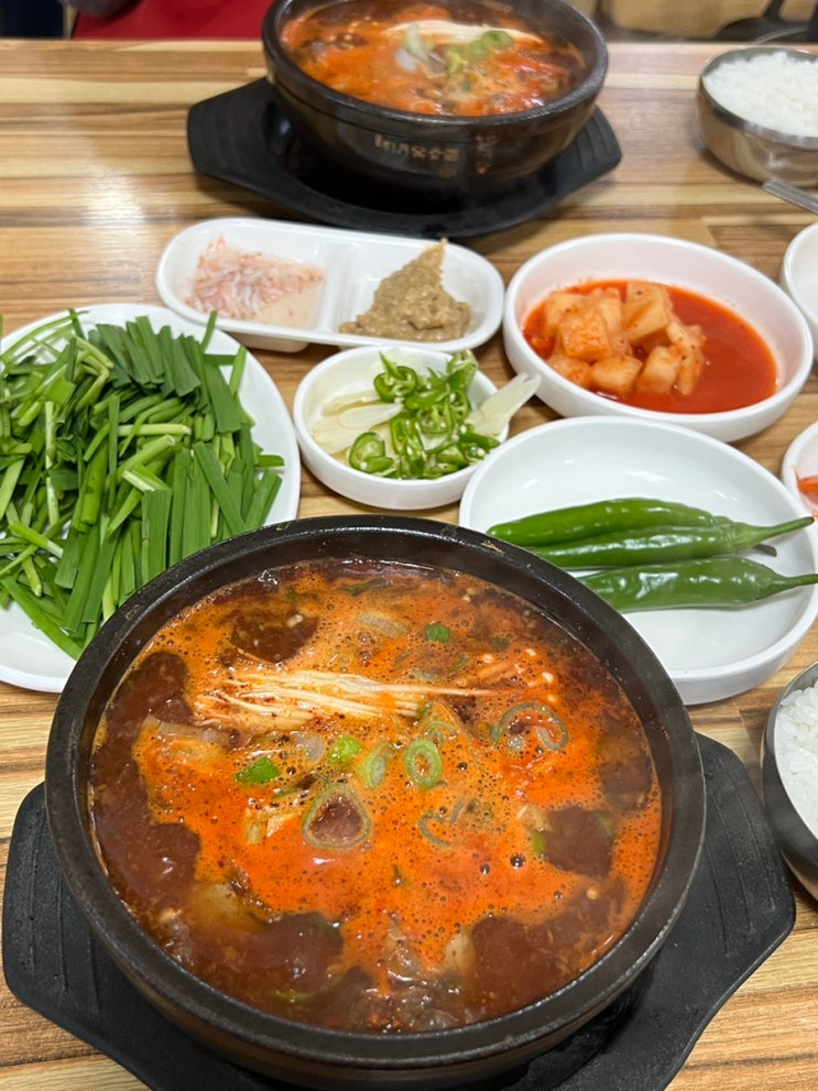  전주 주차 넉넉한 현지인 추천 순대국밥 맛집 동원순대집, 피순대 | 효자동 맛집, 내돈내산