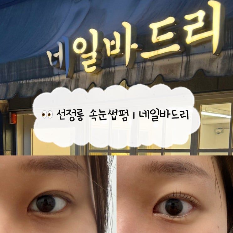  [역삼 속눈썹펌] 네일바드리 | 선정릉역 꼼꼼한 속눈썹펌 후기