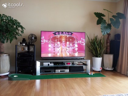 [11년 전 오늘] LG 65LA9700 + NB5540 답례 청국장 떡갈비 유기농 상추 샐러리 - 간만에 엄마밥상