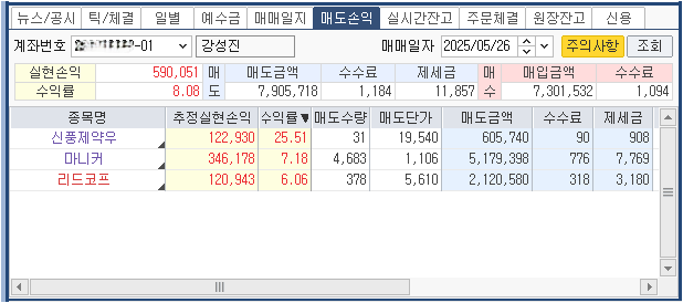  2025년 5월 26일 주식수익인증