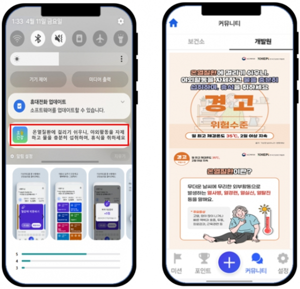  복지부, '오늘건강' 앱으로 고령층 이상기후 대응 맞춤 행동 요령 제공[한국철도일보]