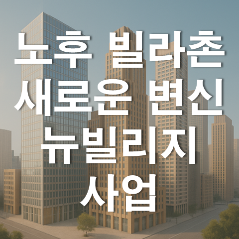  노후 빌라촌의 새로운 변신: ‘뉴·빌리지’ 사업의 시작