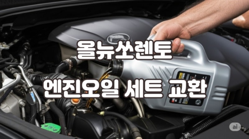 올뉴쏘렌토 엔진오일세트 교환 주기와 선택 기준, 교체비용