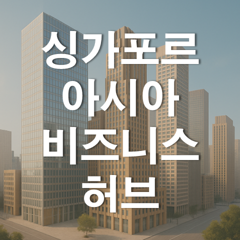  싱가포르가 아시아 비즈니스 허브인 이유